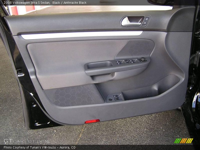Black / Anthracite Black 2008 Volkswagen Jetta S Sedan
