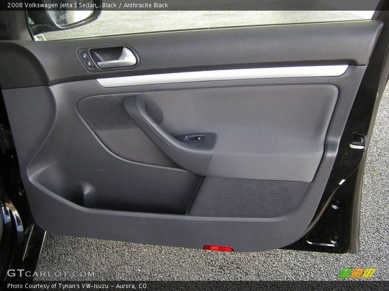 Black / Anthracite Black 2008 Volkswagen Jetta S Sedan