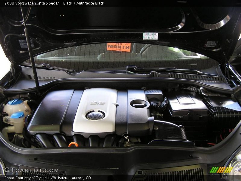 Black / Anthracite Black 2008 Volkswagen Jetta S Sedan