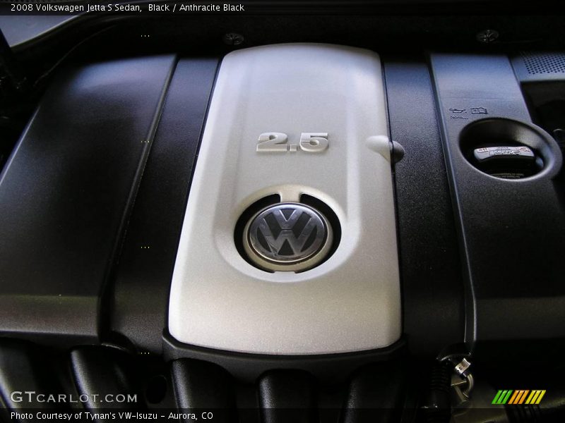 Black / Anthracite Black 2008 Volkswagen Jetta S Sedan