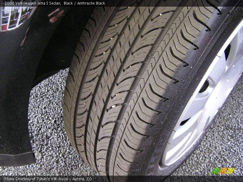 Black / Anthracite Black 2008 Volkswagen Jetta S Sedan