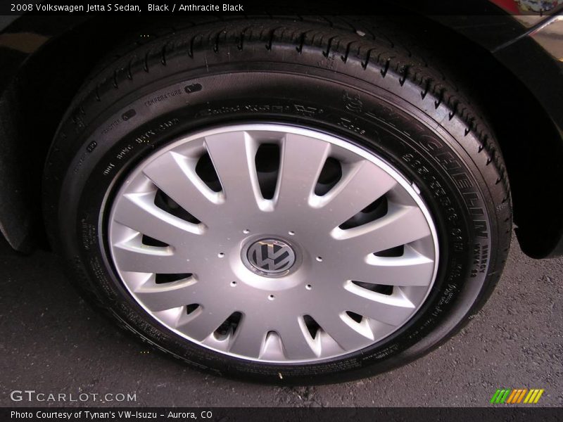 Black / Anthracite Black 2008 Volkswagen Jetta S Sedan