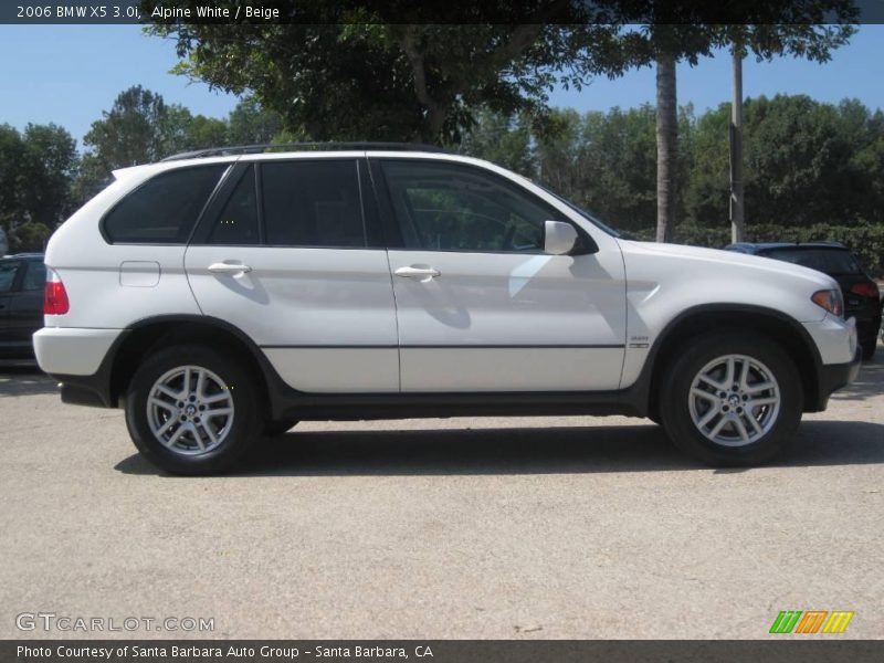 Alpine White / Beige 2006 BMW X5 3.0i