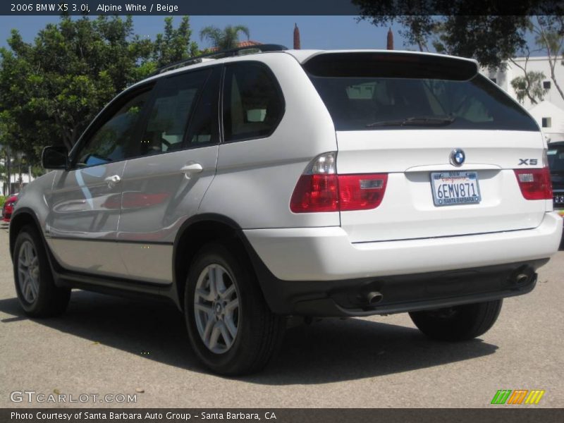 Alpine White / Beige 2006 BMW X5 3.0i