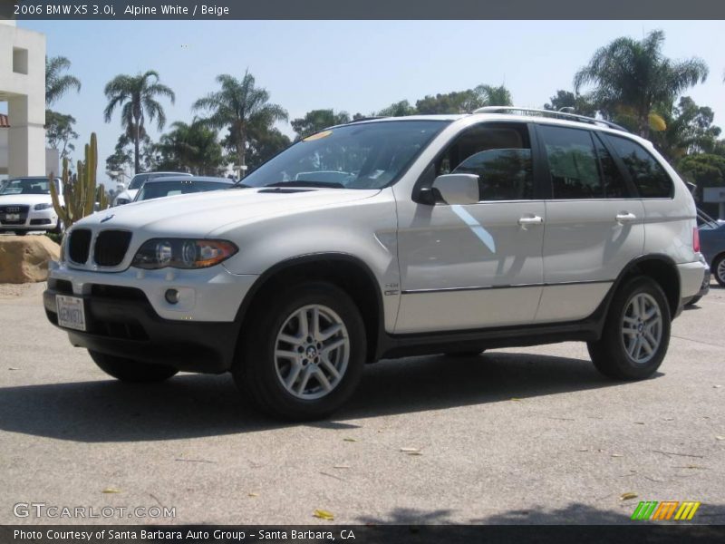 Alpine White / Beige 2006 BMW X5 3.0i