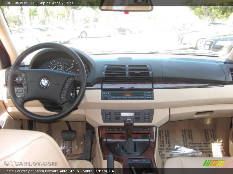 Alpine White / Beige 2006 BMW X5 3.0i