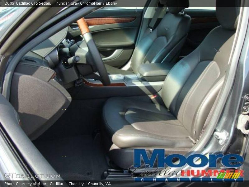 Thunder Gray ChromaFlair / Ebony 2009 Cadillac CTS Sedan