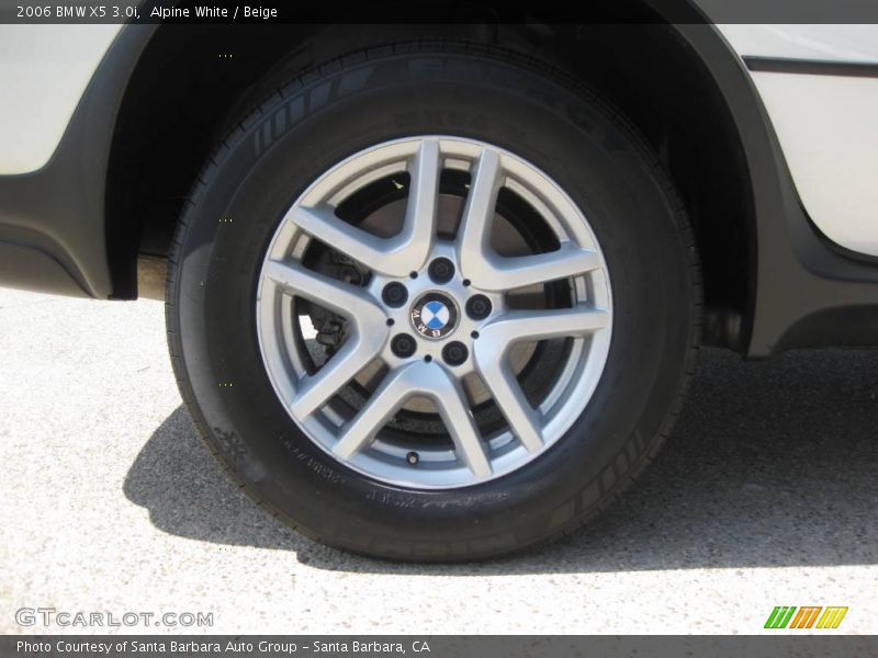 Alpine White / Beige 2006 BMW X5 3.0i
