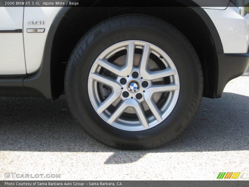 Alpine White / Beige 2006 BMW X5 3.0i
