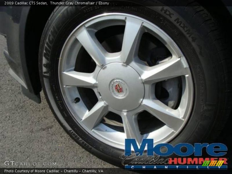 Thunder Gray ChromaFlair / Ebony 2009 Cadillac CTS Sedan
