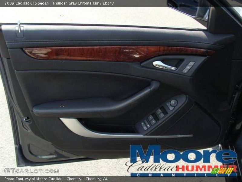 Thunder Gray ChromaFlair / Ebony 2009 Cadillac CTS Sedan