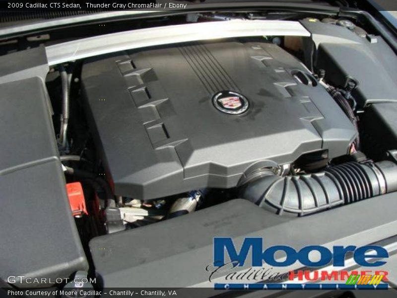 Thunder Gray ChromaFlair / Ebony 2009 Cadillac CTS Sedan
