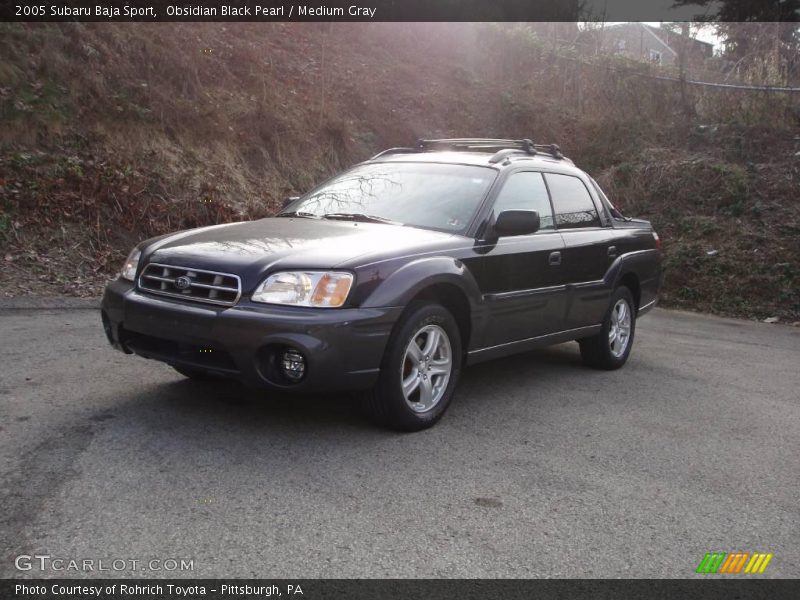 Obsidian Black Pearl / Medium Gray 2005 Subaru Baja Sport