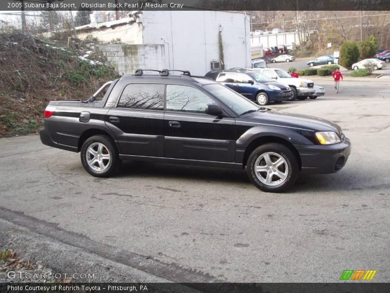 Obsidian Black Pearl / Medium Gray 2005 Subaru Baja Sport