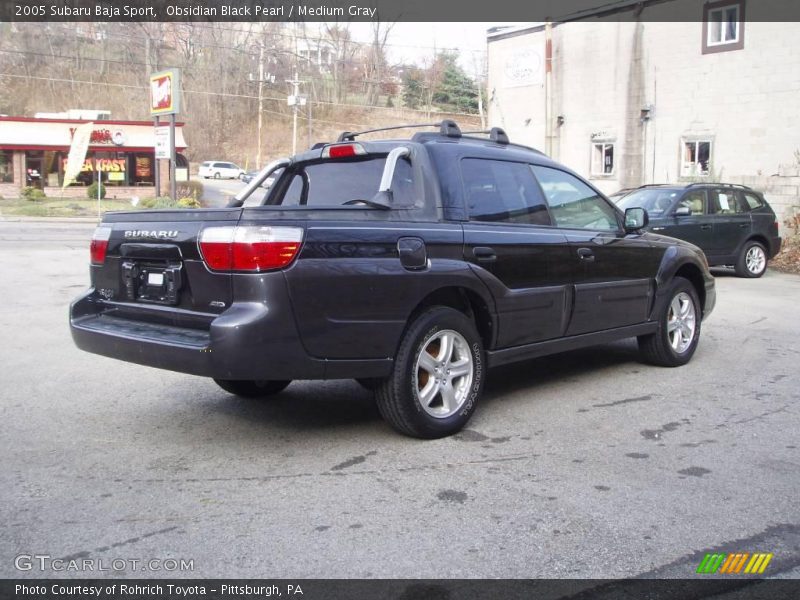 Obsidian Black Pearl / Medium Gray 2005 Subaru Baja Sport