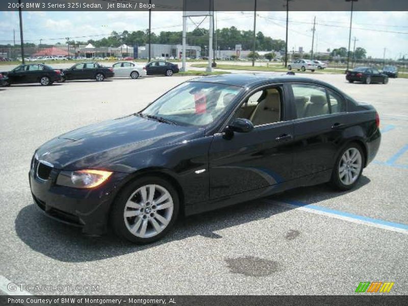 Jet Black / Beige 2006 BMW 3 Series 325i Sedan