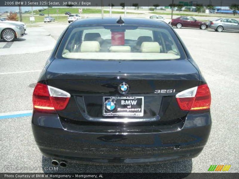 Jet Black / Beige 2006 BMW 3 Series 325i Sedan