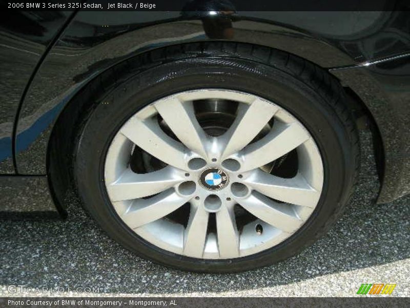Jet Black / Beige 2006 BMW 3 Series 325i Sedan