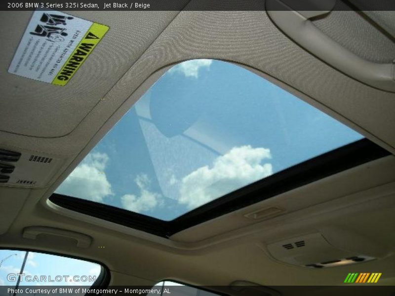 Jet Black / Beige 2006 BMW 3 Series 325i Sedan