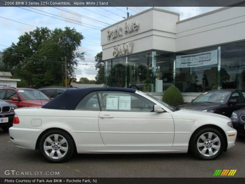 Alpine White / Sand 2006 BMW 3 Series 325i Convertible