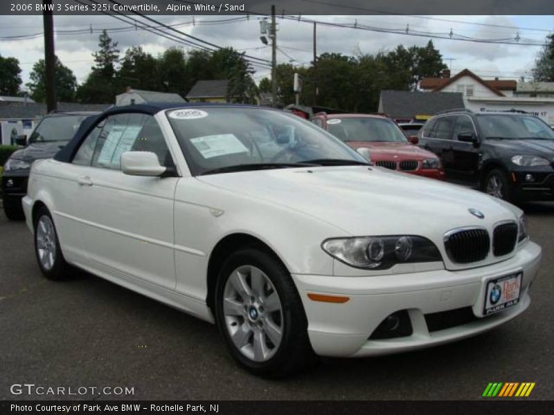 Alpine White / Sand 2006 BMW 3 Series 325i Convertible