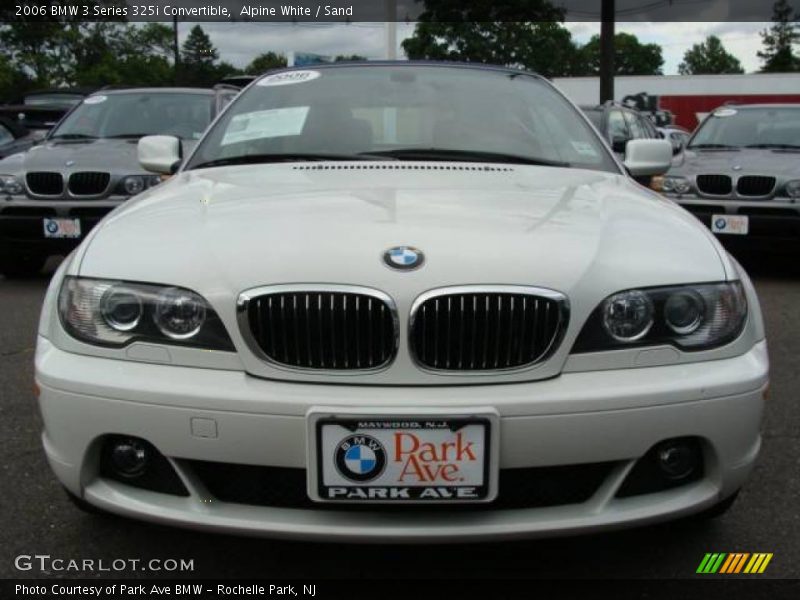 Alpine White / Sand 2006 BMW 3 Series 325i Convertible