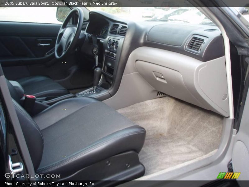 Obsidian Black Pearl / Medium Gray 2005 Subaru Baja Sport