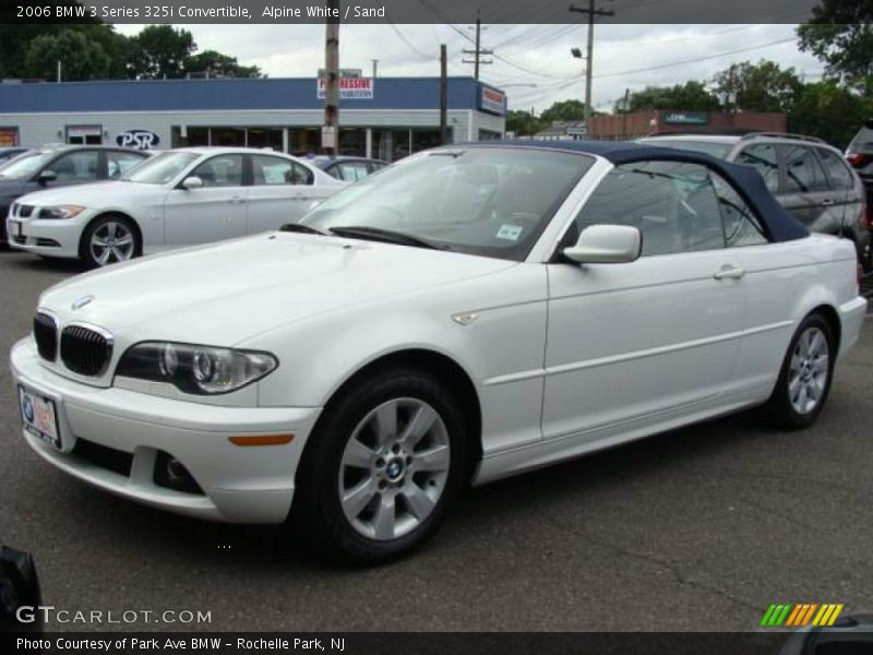 Alpine White / Sand 2006 BMW 3 Series 325i Convertible