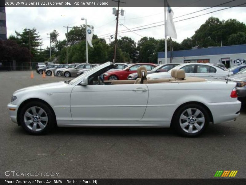 Alpine White / Sand 2006 BMW 3 Series 325i Convertible