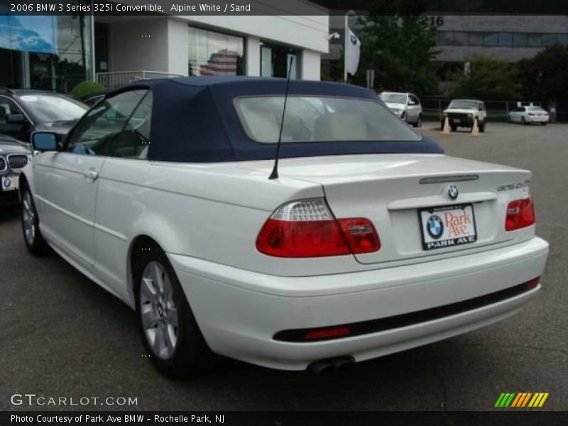 Alpine White / Sand 2006 BMW 3 Series 325i Convertible