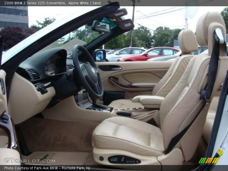Alpine White / Sand 2006 BMW 3 Series 325i Convertible