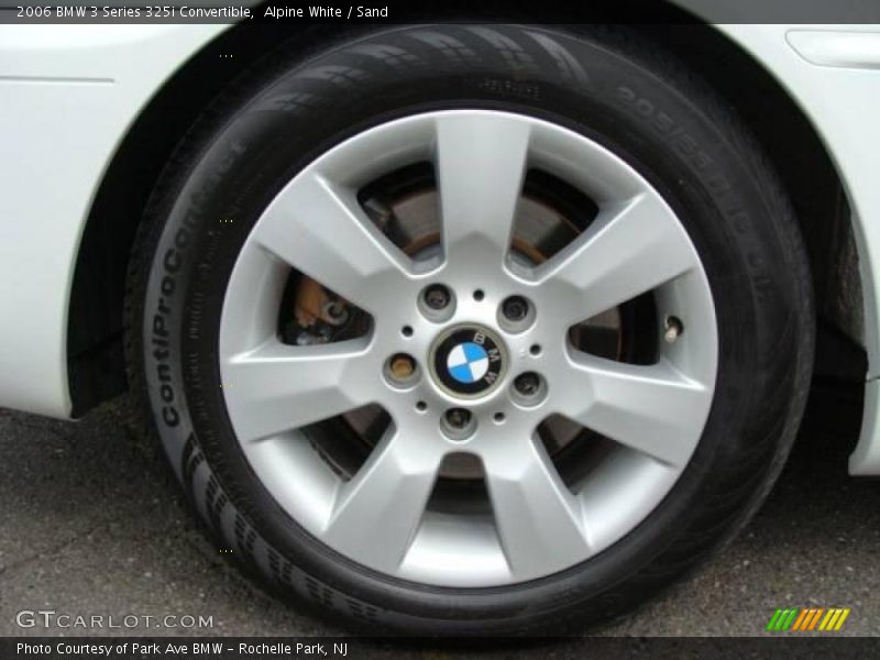Alpine White / Sand 2006 BMW 3 Series 325i Convertible
