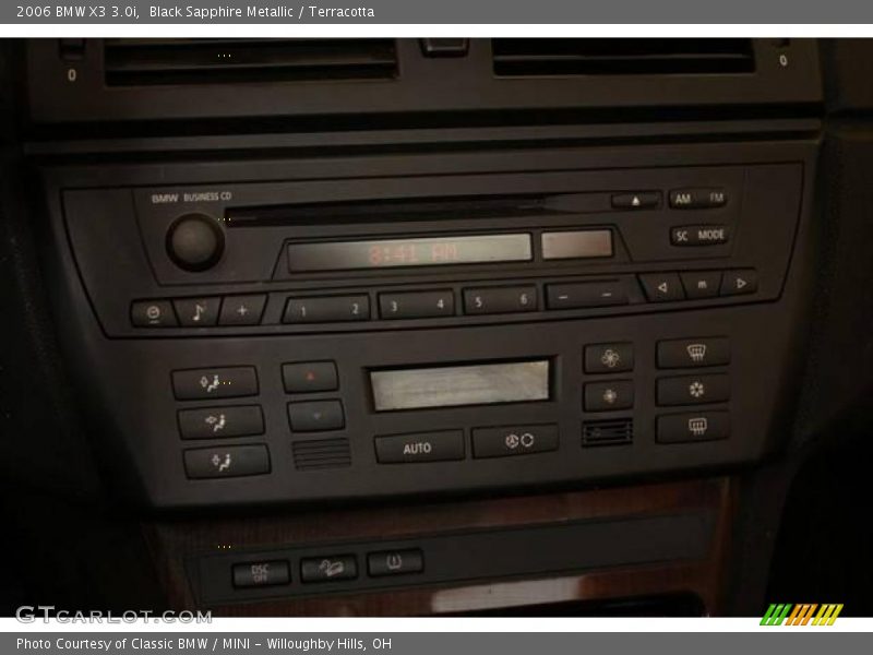 Black Sapphire Metallic / Terracotta 2006 BMW X3 3.0i