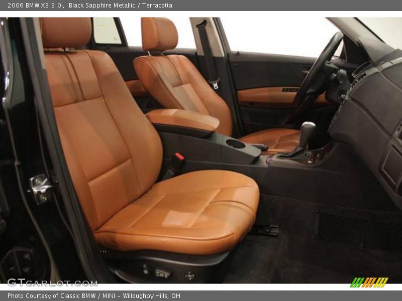 Black Sapphire Metallic / Terracotta 2006 BMW X3 3.0i
