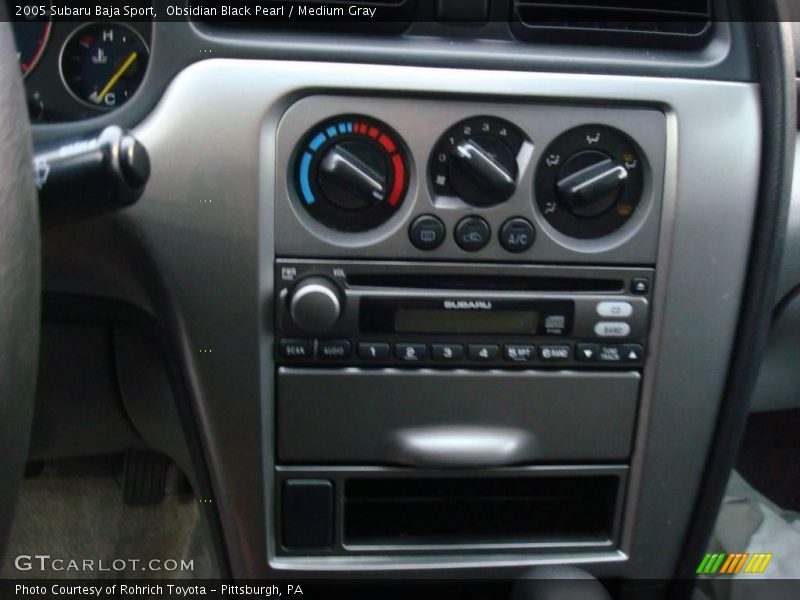 Obsidian Black Pearl / Medium Gray 2005 Subaru Baja Sport