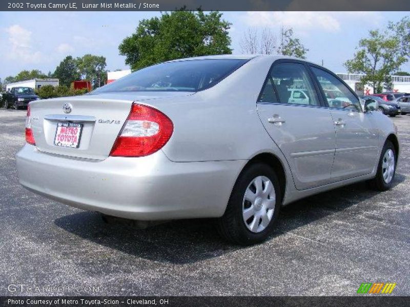 Lunar Mist Metallic / Stone 2002 Toyota Camry LE