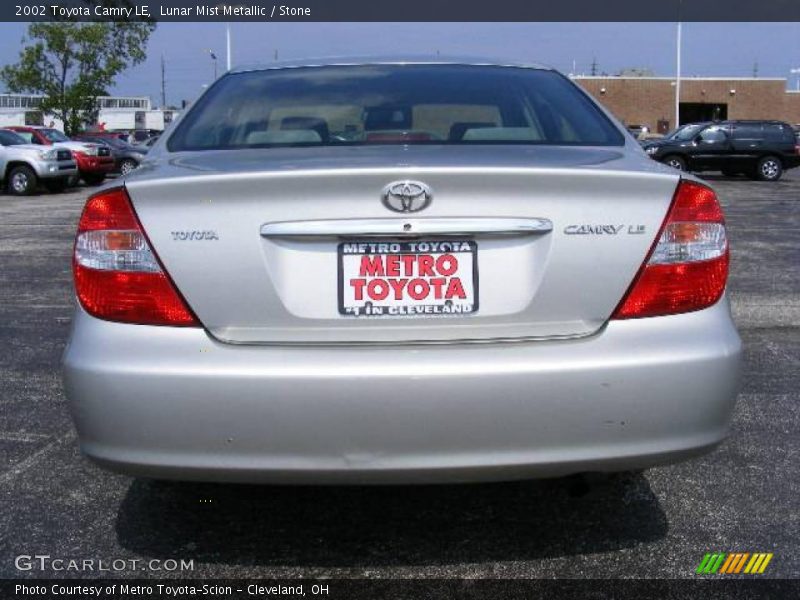 Lunar Mist Metallic / Stone 2002 Toyota Camry LE