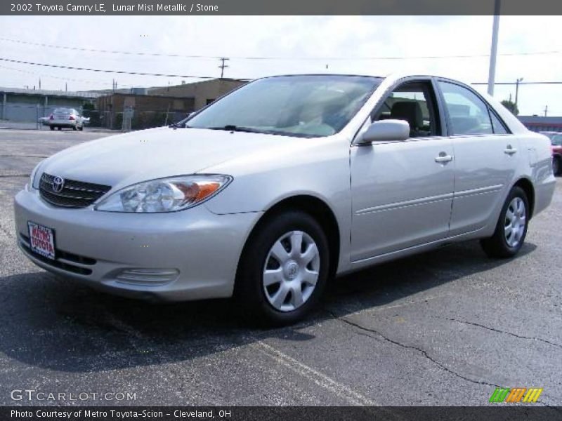 Lunar Mist Metallic / Stone 2002 Toyota Camry LE
