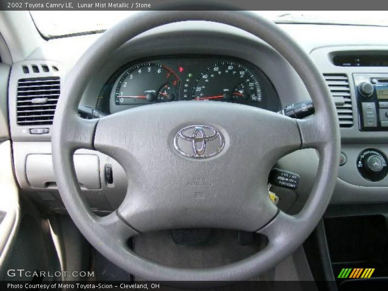 Lunar Mist Metallic / Stone 2002 Toyota Camry LE