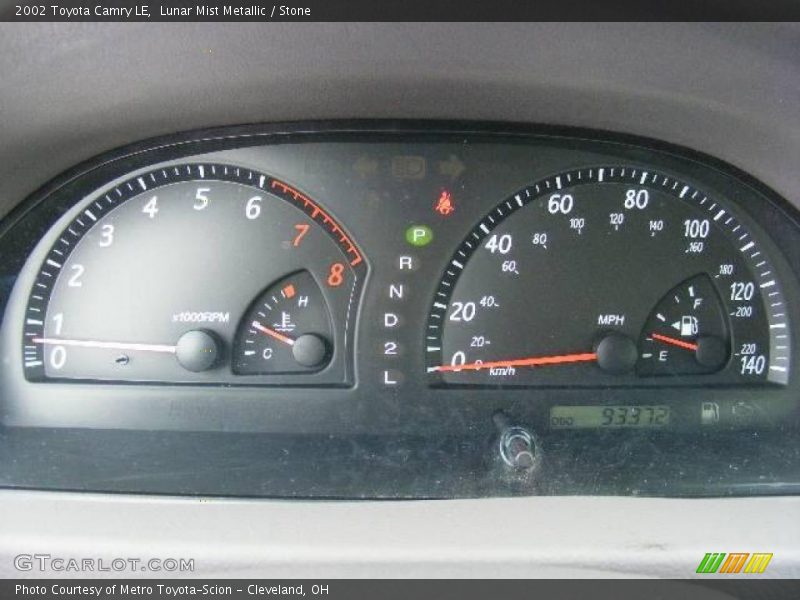 Lunar Mist Metallic / Stone 2002 Toyota Camry LE