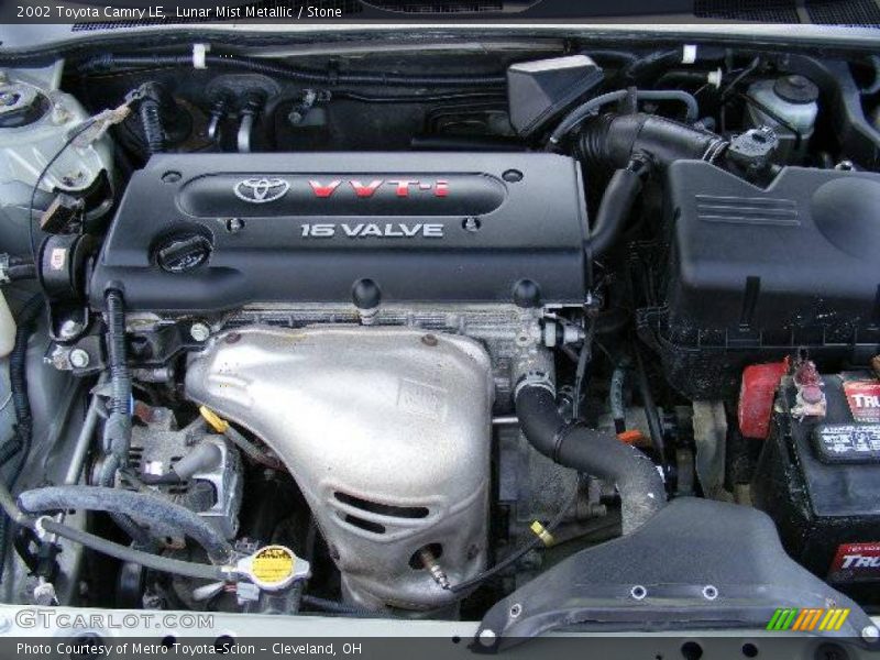 Lunar Mist Metallic / Stone 2002 Toyota Camry LE