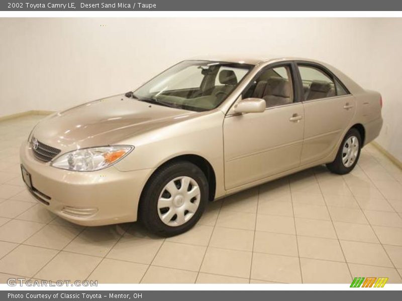 Desert Sand Mica / Taupe 2002 Toyota Camry LE