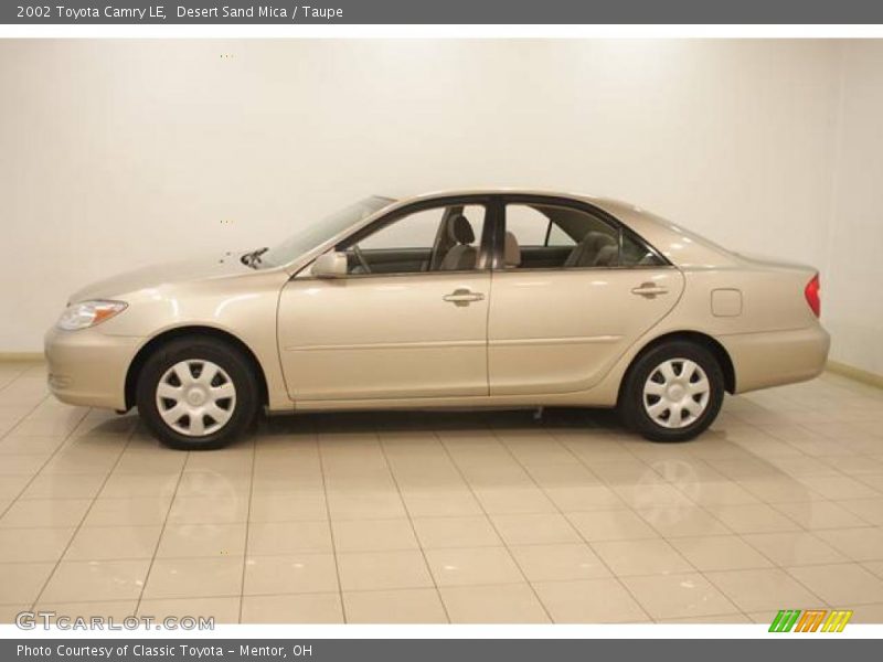 Desert Sand Mica / Taupe 2002 Toyota Camry LE