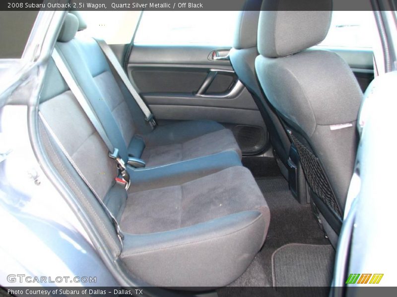 Quartz Silver Metallic / Off Black 2008 Subaru Outback 2.5i Wagon