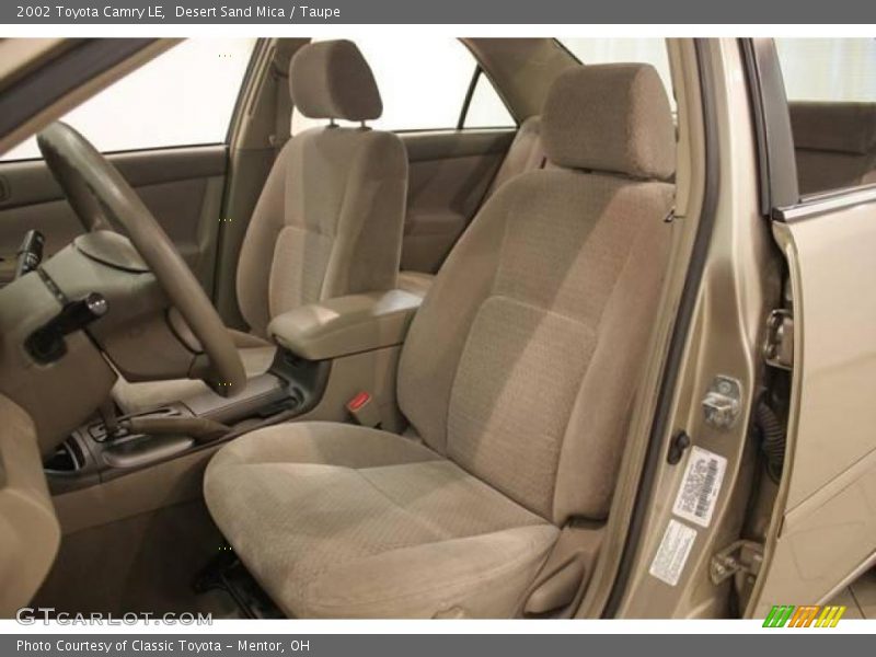 Desert Sand Mica / Taupe 2002 Toyota Camry LE