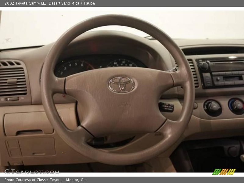 Desert Sand Mica / Taupe 2002 Toyota Camry LE