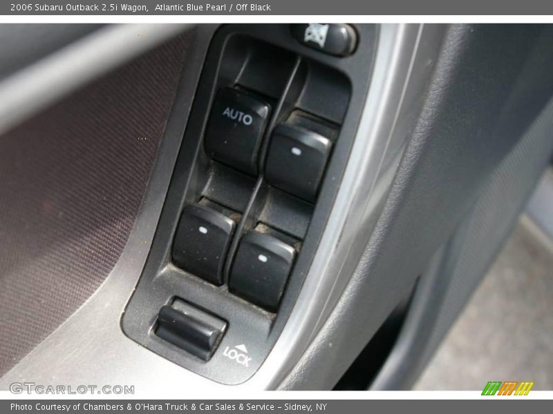 Atlantic Blue Pearl / Off Black 2006 Subaru Outback 2.5i Wagon