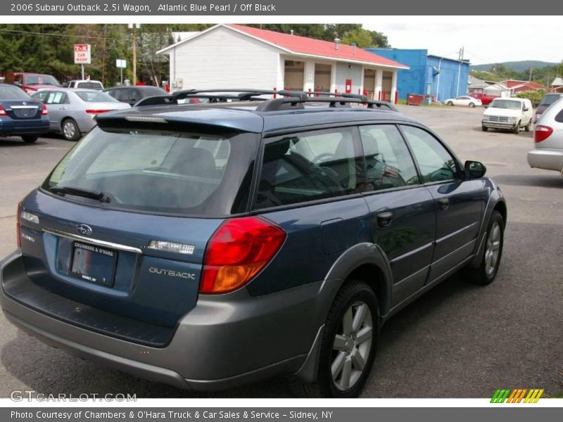 Atlantic Blue Pearl / Off Black 2006 Subaru Outback 2.5i Wagon