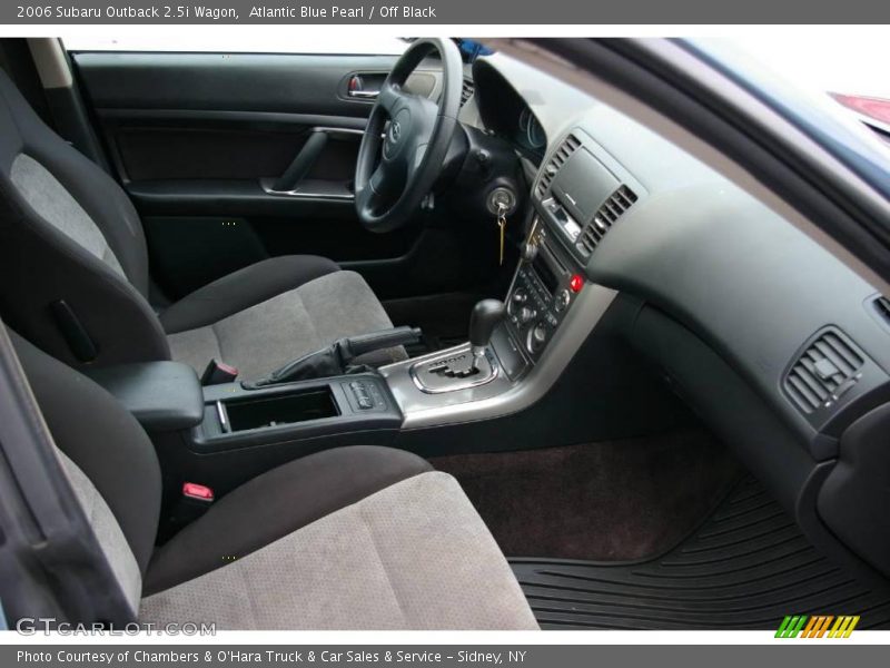 Atlantic Blue Pearl / Off Black 2006 Subaru Outback 2.5i Wagon