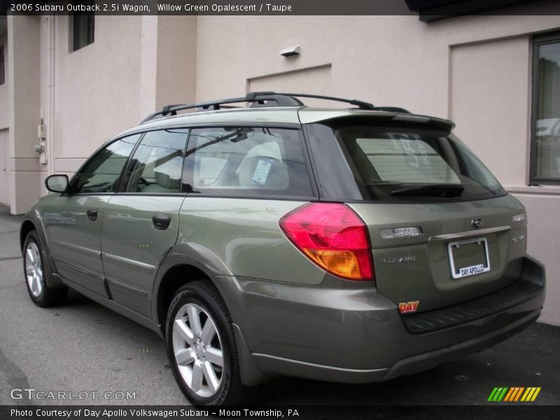 Willow Green Opalescent / Taupe 2006 Subaru Outback 2.5i Wagon